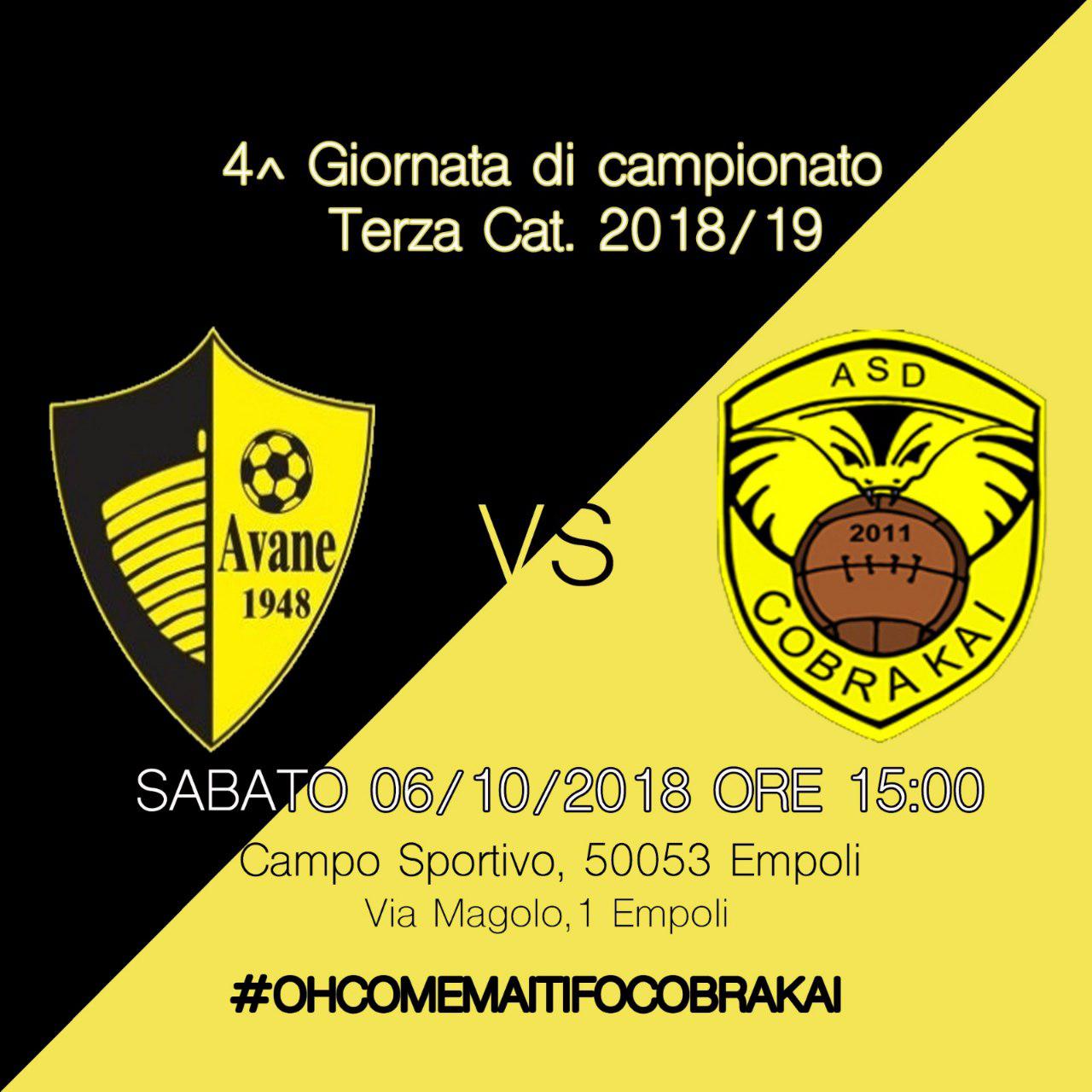 4&deg; Giornata di Campionato 18/19
