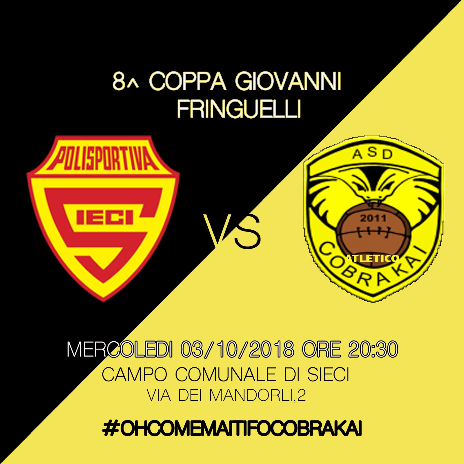 Coppa 3&deg; Cat. Sieci - Cobra Kai