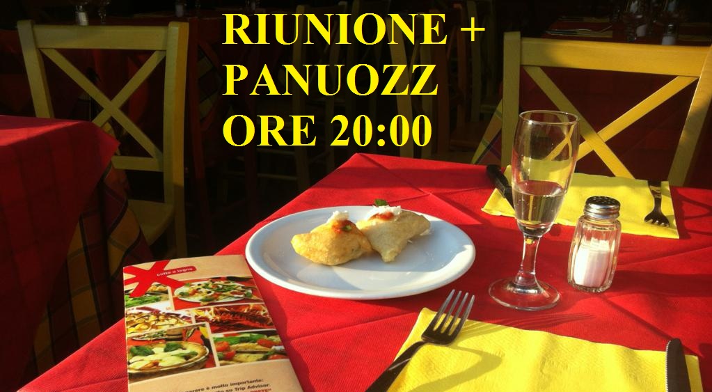 Prossimo appuntamento: 17/04/14 Riunione + Panuozz